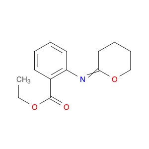 Benzoic acid, 2-[(tetrahydro-2H-pyran-2-ylidene)amino]-, ethyl ester