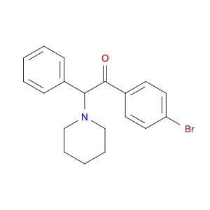 Ethanone, 1-(4-bromophenyl)-2-phenyl-2-(1-piperidinyl)-