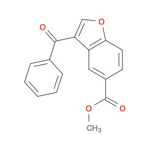 5-Benzofurancarboxylic acid, 3-benzoyl-, methyl ester