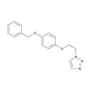 1H-1,2,3-Triazole, 1-[2-[4-(phenylmethoxy)phenoxy]ethyl]-