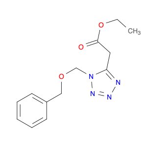1H-Tetrazole-5-acetic acid, 1-[(phenylmethoxy)methyl]-, ethyl ester