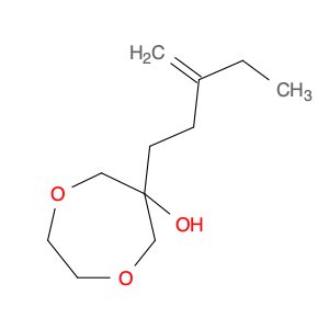1,4-Dioxepan-6-ol, 6-(3-methylenepentyl)-
