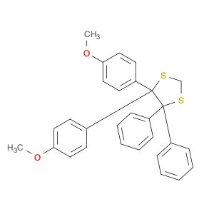 1,3-Dithiolane, 4,4-bis(4-methoxyphenyl)-5,5-diphenyl-