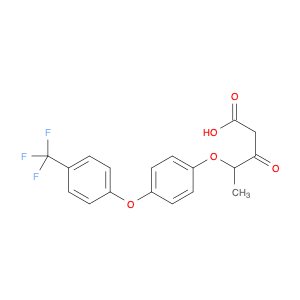 Pentanoic acid, 3-oxo-4-[4-[4-(trifluoromethyl)phenoxy]phenoxy]-