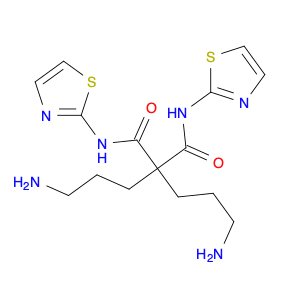 Propanediamide, 2,2-bis(3-aminopropyl)-N,N'-bis(2-thiazolyl)-