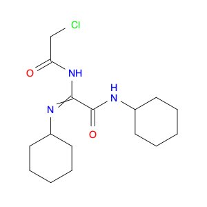 Acetamide, 2-[(chloroacetyl)amino]-N-cyclohexyl-2-(cyclohexylimino)-