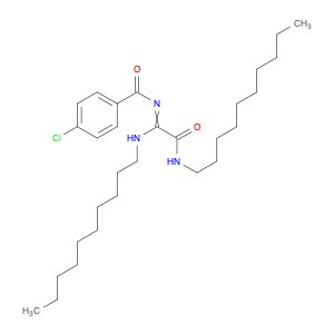 Benzamide, N-[bis(decylamino)oxoethylidene]-4-chloro-
