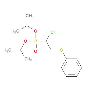 Phosphonic acid, [1-chloro-2-(phenylthio)ethyl]-, bis(1-methylethyl) ester