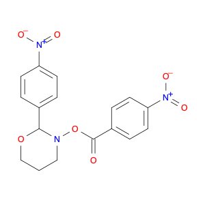 2H-1,3-Oxazine, tetrahydro-3-[(4-nitrobenzoyl)oxy]-2-(4-nitrophenyl)-