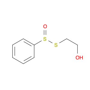 Benzenesulfinothioic acid, S-(2-hydroxyethyl) ester