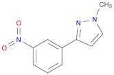 1H-Pyrazole,1-methyl-3-(3-nitrophenyl)-