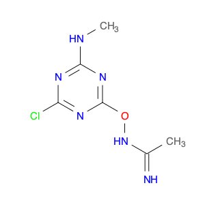 N-((4-Chloro-6-(methylamino)-1,3,5-triazin-2-yl)oxy)acetimidamide
