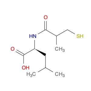 L-Leucine, N-(3-mercapto-2-methyl-1-oxopropyl)-