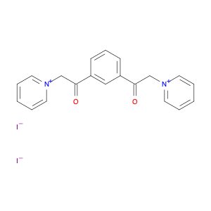 Pyridinium, 1,1'-[1,3-phenylenebis(2-oxo-2,1-ethanediyl)]bis-, diiodide