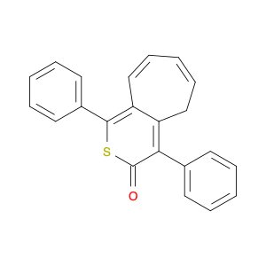 Cyclohepta[c]thiopyran-3(5H)-one, 1,4-diphenyl-