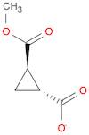 1,2-Cyclopropanedicarboxylic acid, monomethyl ester, (1R,2R)-