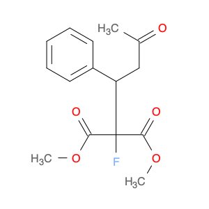 Propanedioic acid, fluoro(3-oxo-1-phenylbutyl)-, dimethyl ester