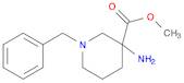 3-Piperidinecarboxylicacid, 3-amino-1-(phenylmethyl)-, methyl ester