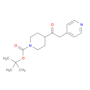 tert-Butyl 4-(2-(pyridin-4-yl)acetyl)piperidine-1-carboxylate