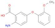 Benzoicacid, 2-amino-5-(2-methoxyphenoxy)-