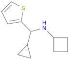 2-Thiophenemethanamine,N-cyclobutyl-a-cyclopropyl-