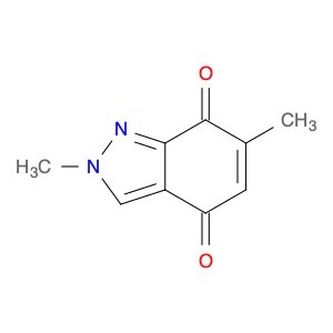 2H-Indazole-4,7-dione, 2,6-dimethyl-