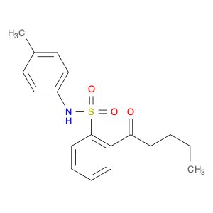 Benzenesulfonamide, N-(4-methylphenyl)-2-(1-oxopentyl)-