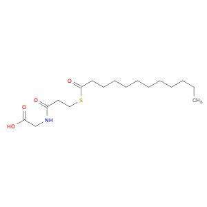Glycine, N-[1-oxo-3-[(1-oxododecyl)thio]propyl]-