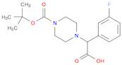 1-Piperazineaceticacid, 4-[(1,1-dimethylethoxy)carbonyl]-a-(3-fluorophenyl)-