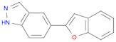 5-Benzofuran-2-yl-1H-indazole