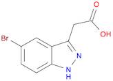 2-(5-Bromo-1H-indazol-3-yl)acetic acid