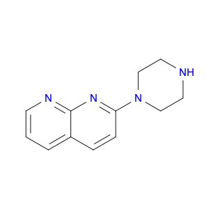 1,8-Naphthyridine,2-(1-piperazinyl)-