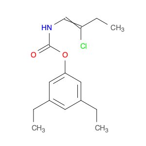 Carbamic acid, (2-chloro-1-butenyl)-, 3,5-diethylphenyl ester