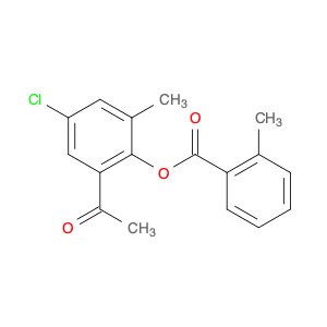 Benzoic acid, 2-methyl-, 2-acetyl-4-chloro-6-methylphenyl ester