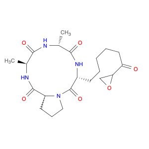 (3s,6r,9r,14ar)-3,6-dimethyl-9-[6-(oxiran-2-yl)-6-oxohexyl]decahydropyrrolo[1,2-a][1,4,7,10]tetraa…