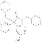 1,3-BIS(MORPHOLINOMETHYL)-5-METHYL-3-PHENYL-2-INDOLINONE