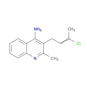 4-Quinolinamine, 3-(3-chloro-2-butenyl)-2-methyl-