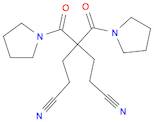 Pyrrolidine, 1,1'-[2,2-bis(2-cyanoethyl)-1,3-dioxo-1,3-propanediyl]bis-