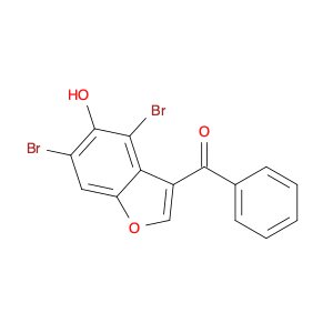 Methanone, (4,6-dibromo-5-hydroxy-3-benzofuranyl)phenyl-