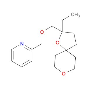 Pyridine, 2-[[(2-ethyl-1,8-dioxaspiro[4.5]dec-2-yl)methoxy]methyl]-