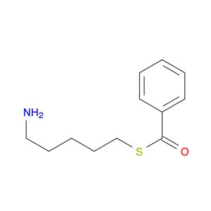 Benzenecarbothioic acid, S-(5-aminopentyl) ester
