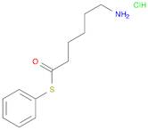 Hexanethioic acid, 6-amino-, S-phenyl ester, hydrochloride