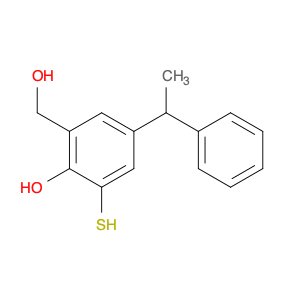Benzenemethanol, 2-hydroxy-3-mercapto-5-(1-phenylethyl)-