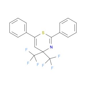 4H-1,3-Thiazine, 2,6-diphenyl-4,4-bis(trifluoromethyl)-