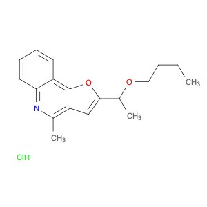 Furo[3,2-c]quinoline, 2-(1-butoxyethyl)-4-methyl-, hydrochloride
