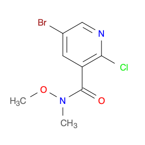 5-Bromo-2-chloro-N-methoxy-N-methylnicotinamide