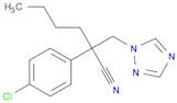 2-((1H-1,2,4-Triazol-1-yl)methyl)-2-(4-chlorophenyl)hexanenitrile