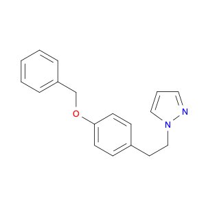 1H-Pyrazole, 1-[2-[4-(phenylmethoxy)phenyl]ethyl]-
