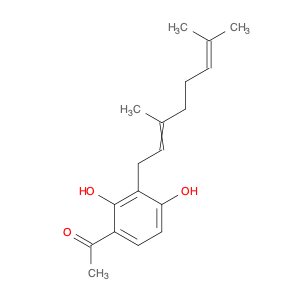 Ethanone, 1-[3-(3,7-dimethyl-2,6-octadienyl)-2,4-dihydroxyphenyl]-