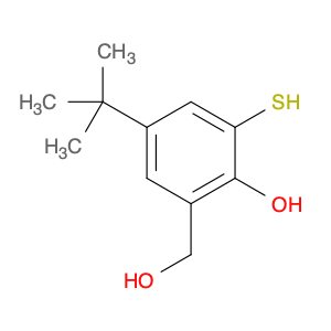 Benzenemethanol, 5-(1,1-dimethylethyl)-2-hydroxy-3-mercapto-